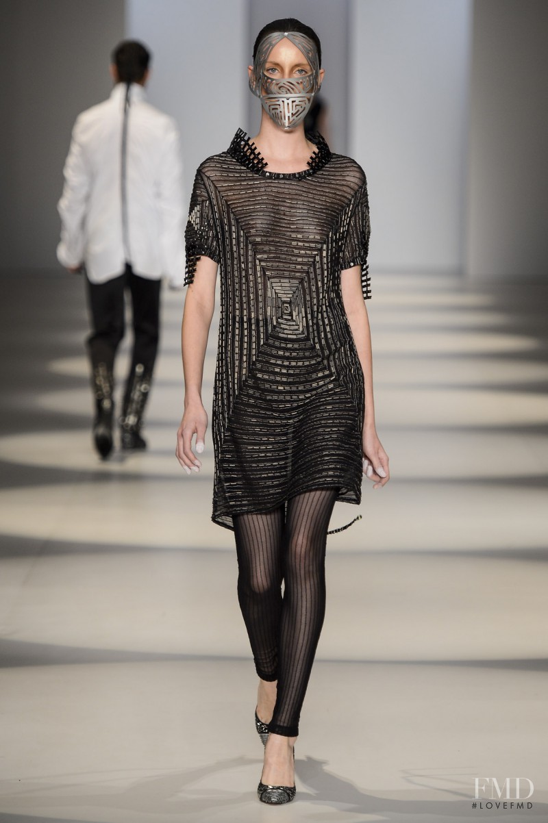 Marina Heiden featured in  the Lino Villaventura fashion show for Spring/Summer 2014