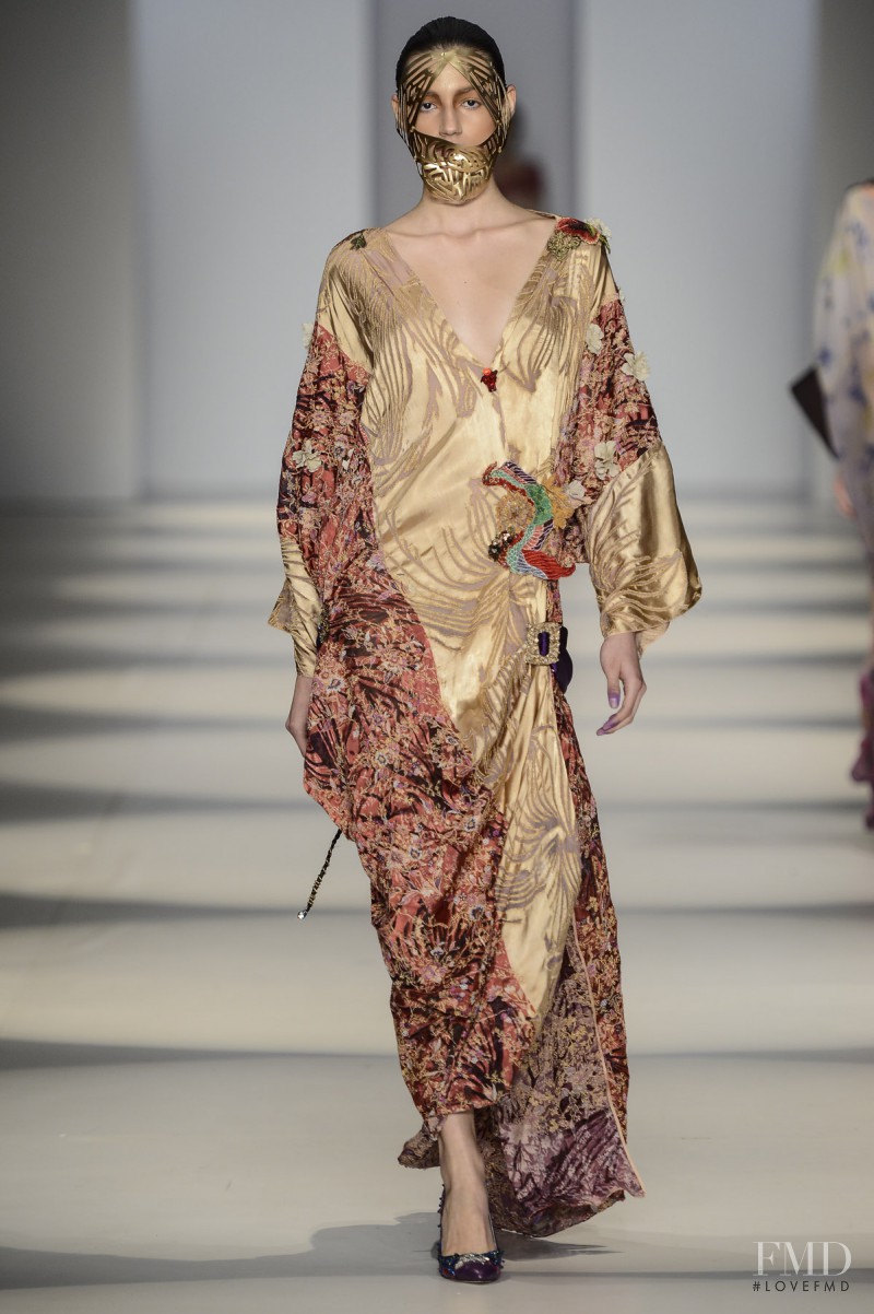 Bruna Ludtke featured in  the Lino Villaventura fashion show for Spring/Summer 2014