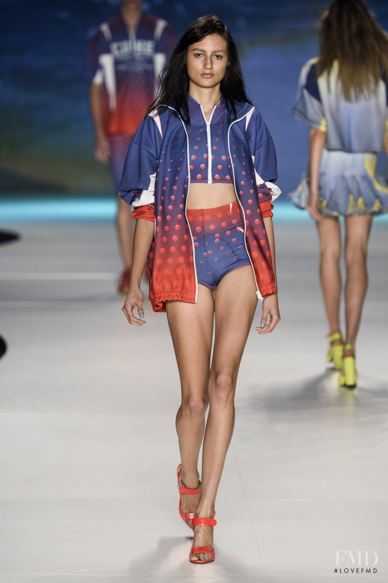 Bruna Ludtke featured in  the Coca-Cola Clothing fashion show for Spring/Summer 2014