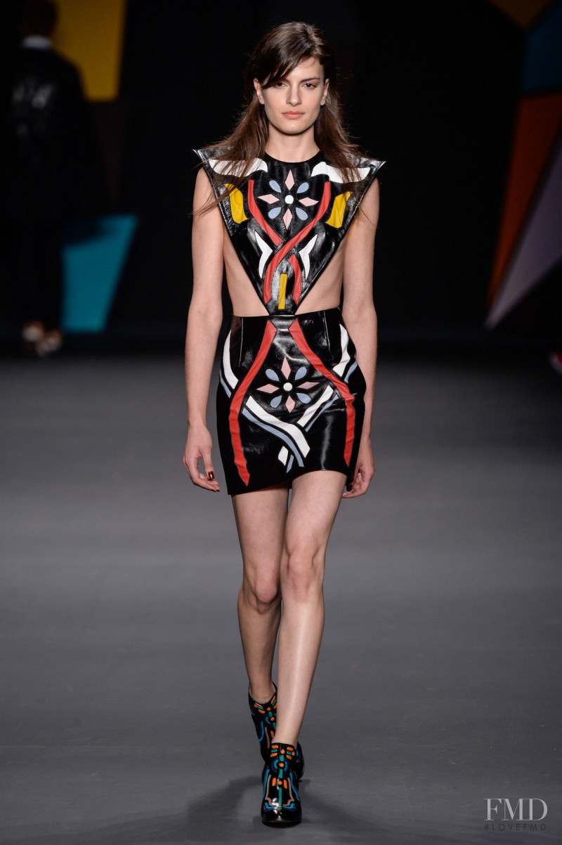 Rebecca Gobbi featured in  the Amapo fashion show for Autumn/Winter 2014