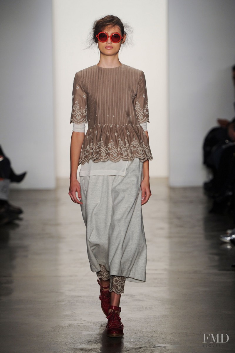 Bruna Ludtke featured in  the Alexandre Herchcovitch fashion show for Autumn/Winter 2014