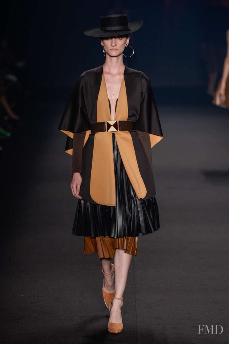 Marina Heiden featured in  the Victor Dzenk fashion show for Autumn/Winter 2015