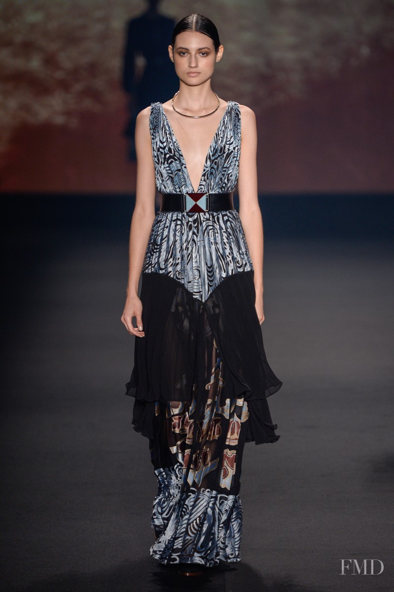 Bruna Ludtke featured in  the Victor Dzenk fashion show for Autumn/Winter 2015