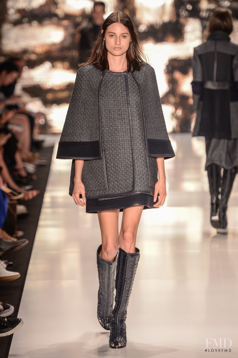 Bruna Ludtke featured in  the Colcci fashion show for Autumn/Winter 2015