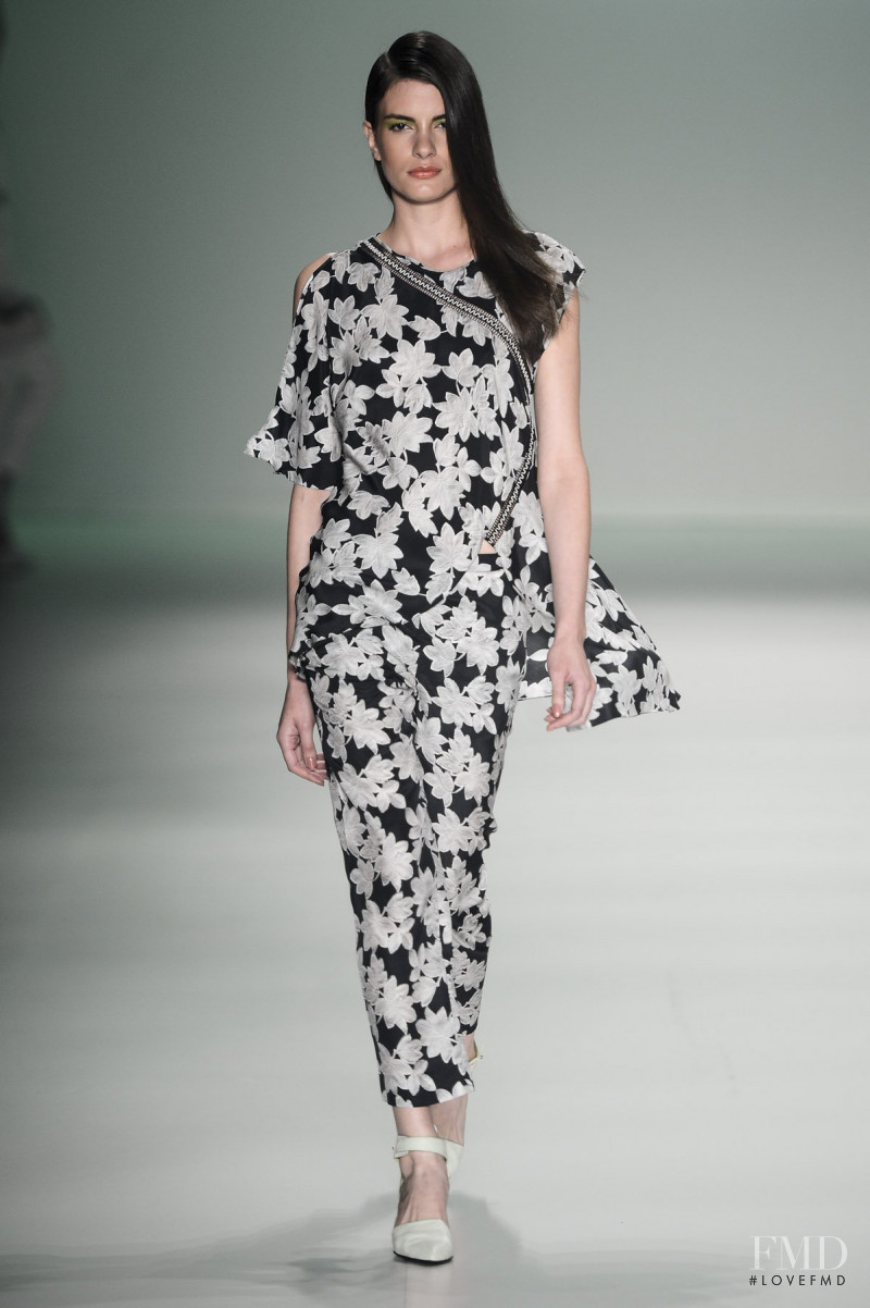 Rebecca Gobbi featured in  the Iodice fashion show for Spring/Summer 2014