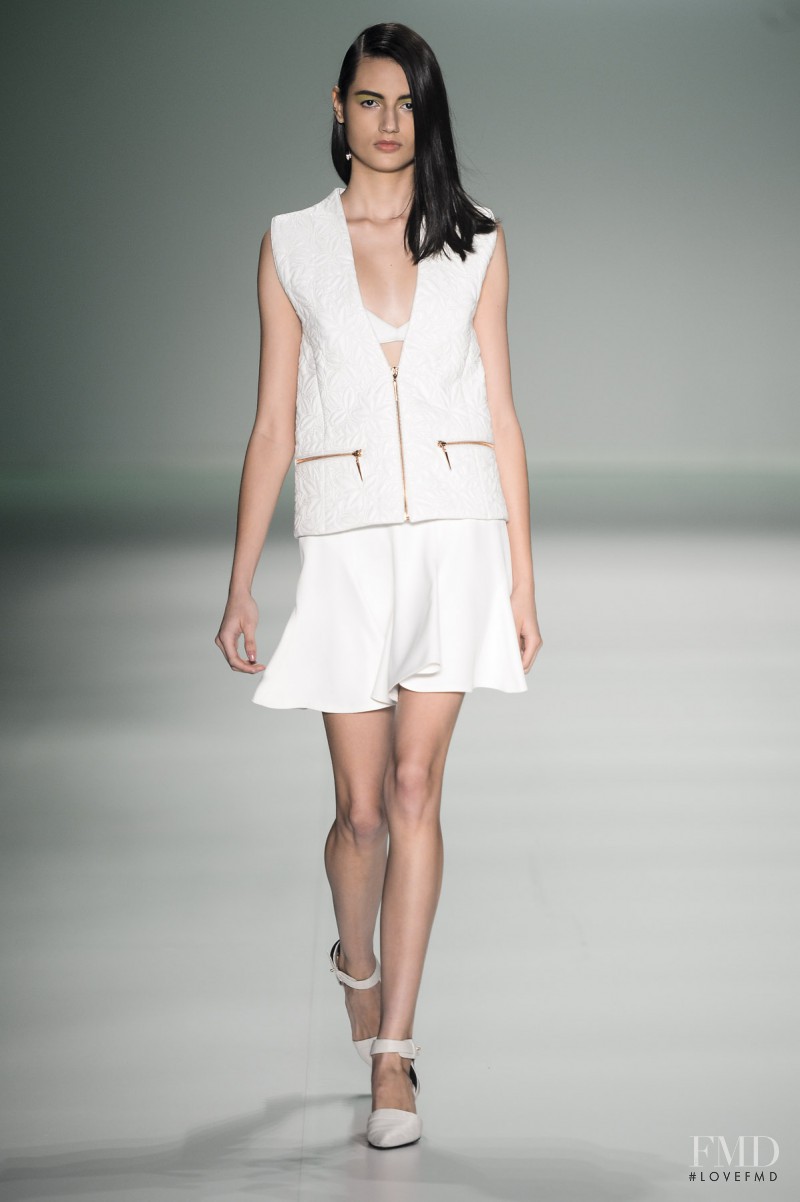 Bruna Ludtke featured in  the Iodice fashion show for Spring/Summer 2014