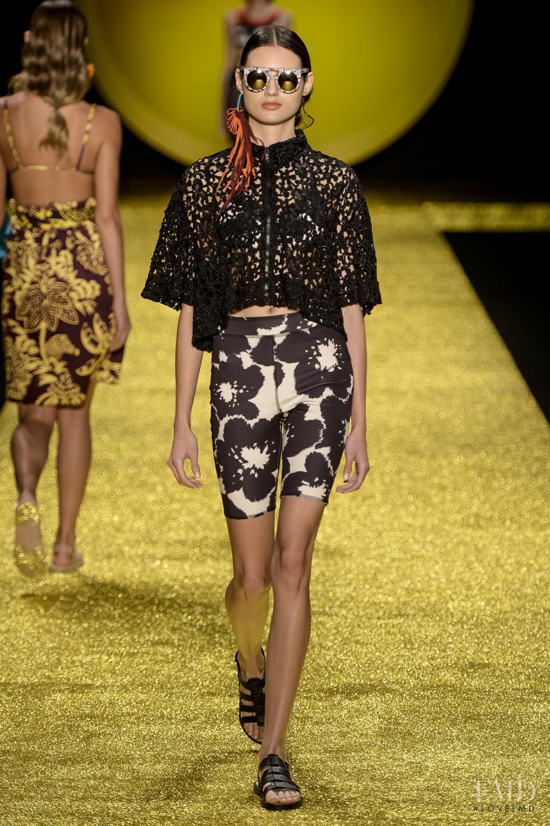 Bruna Ludtke featured in  the Salinas fashion show for Spring/Summer 2015