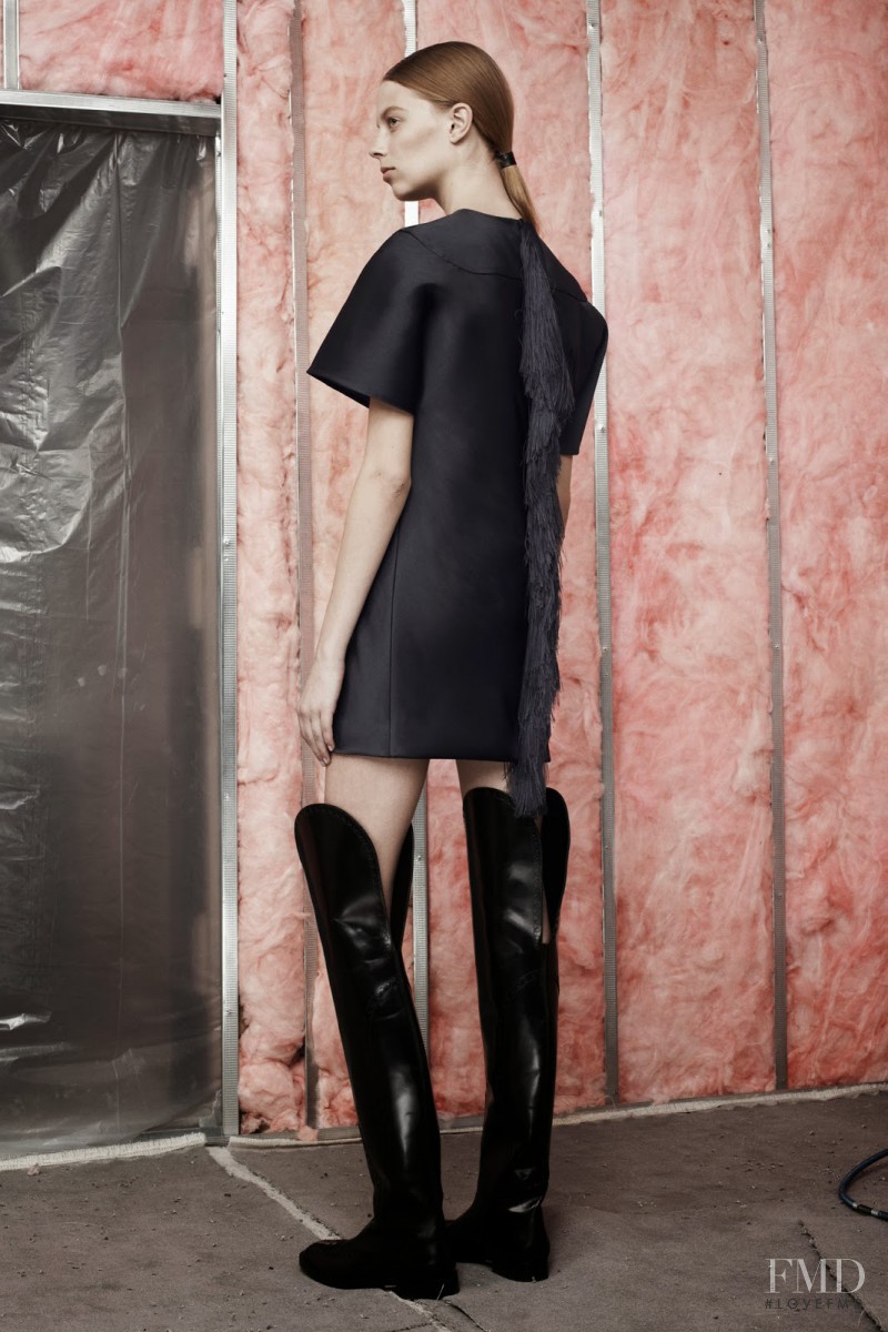 Lexi Boling featured in  the Alexander Wang fashion show for Pre-Fall 2014