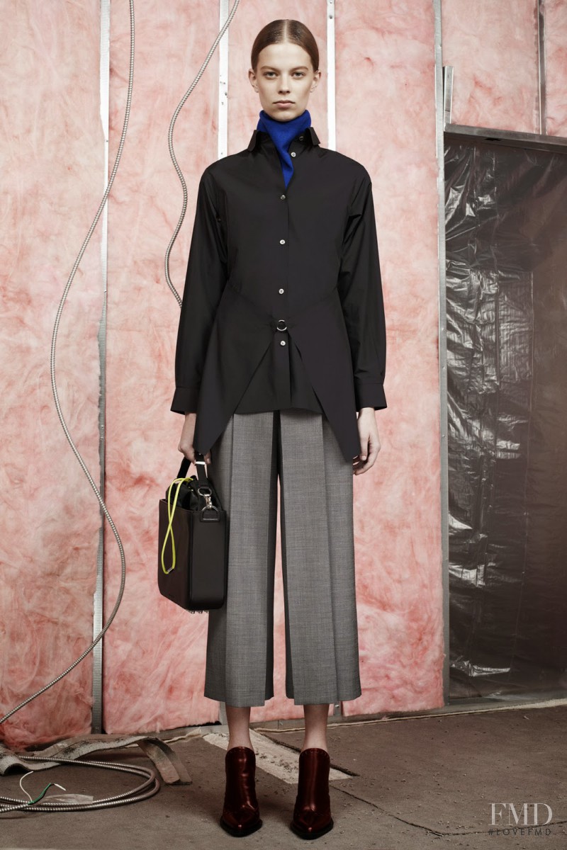 Lexi Boling featured in  the Alexander Wang fashion show for Pre-Fall 2014