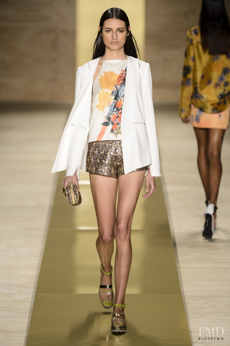 Bruna Ludtke featured in  the Maria Filò fashion show for Spring/Summer 2014