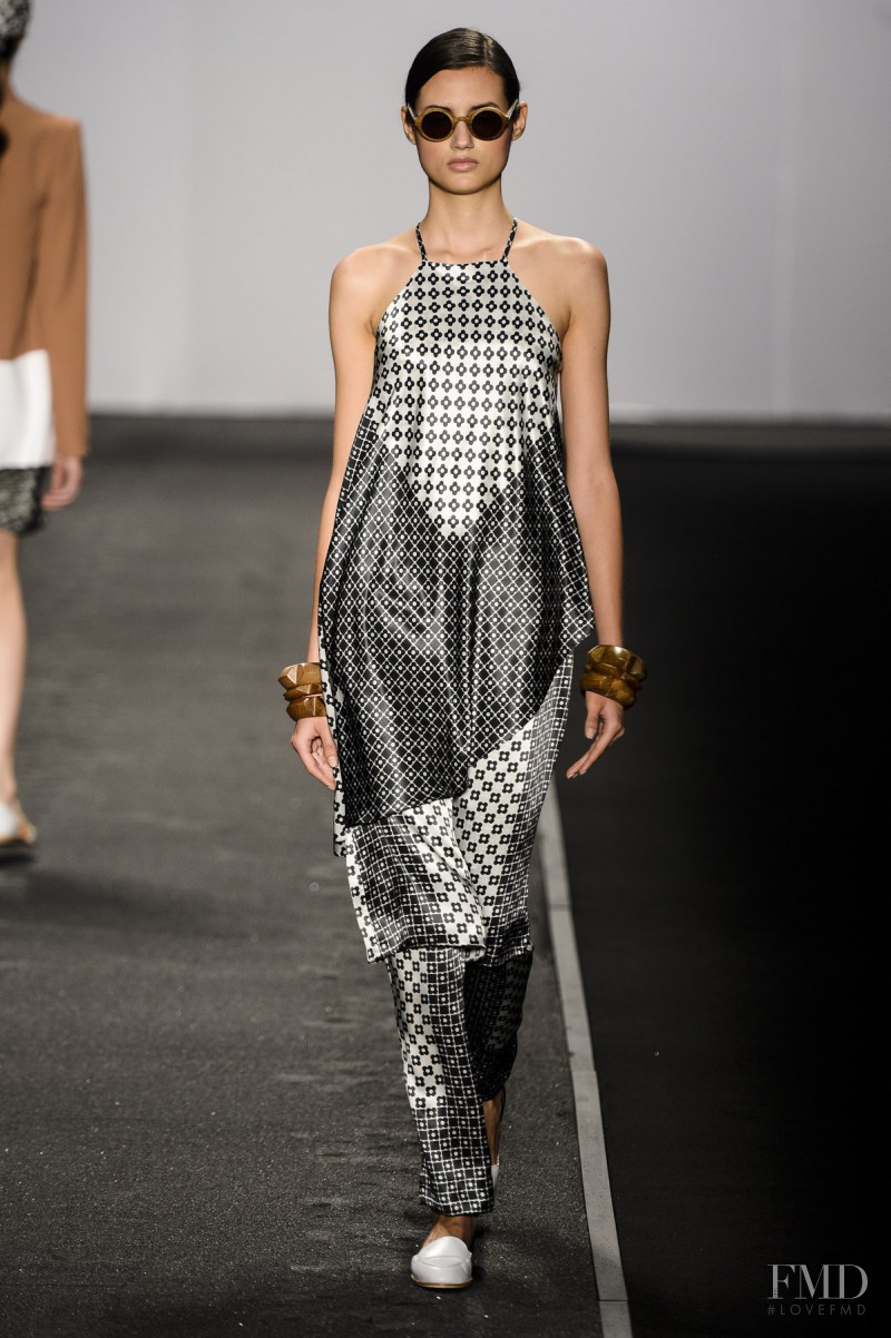 Bruna Ludtke featured in  the Andrea Marques fashion show for Spring/Summer 2014