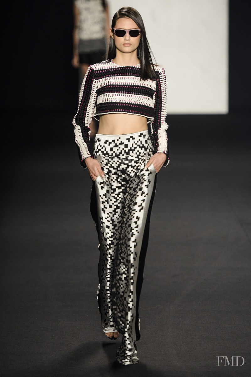 Bruna Ludtke featured in  the Sacada fashion show for Spring/Summer 2014