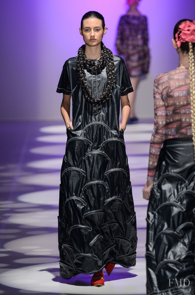 Bruna Ludtke featured in  the Ronaldo Fraga fashion show for Autumn/Winter 2013