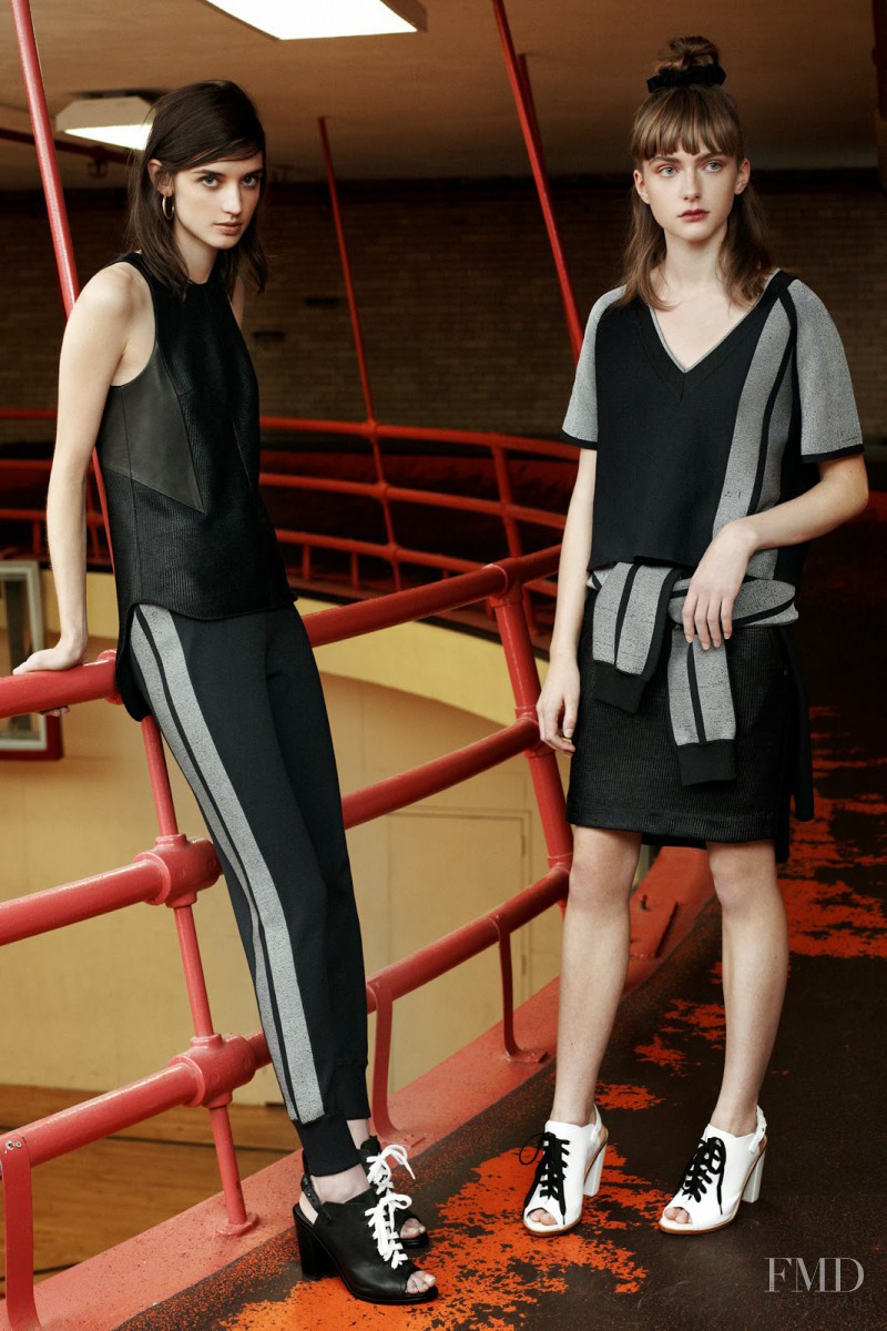 Kate Goodling featured in  the rag & bone fashion show for Pre-Fall 2014