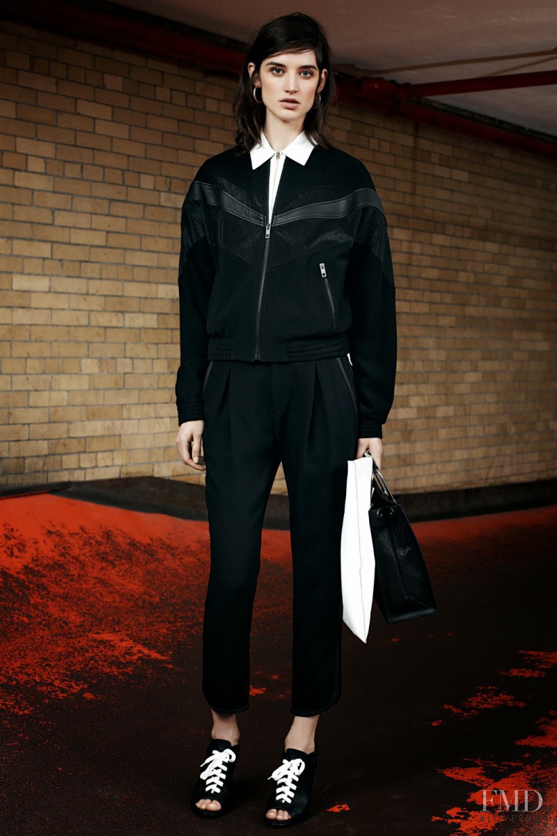 Kate Goodling featured in  the rag & bone fashion show for Pre-Fall 2014