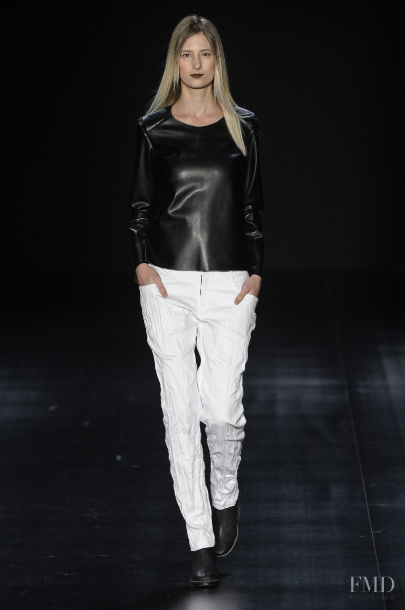 Patricia Muller featured in  the UMA fashion show for Autumn/Winter 2013