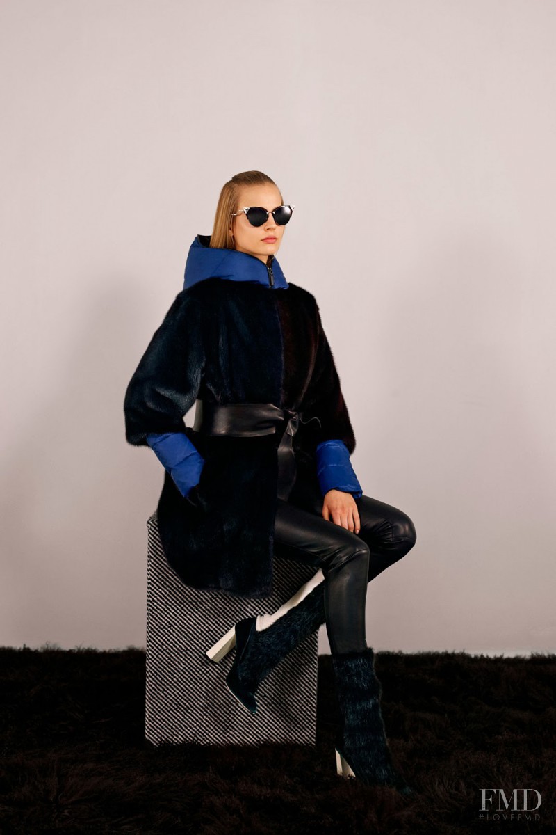 Elisabeth Erm featured in  the Fendi fashion show for Pre-Fall 2014