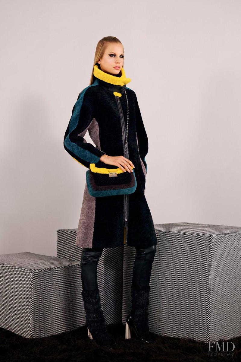 Elisabeth Erm featured in  the Fendi fashion show for Pre-Fall 2014