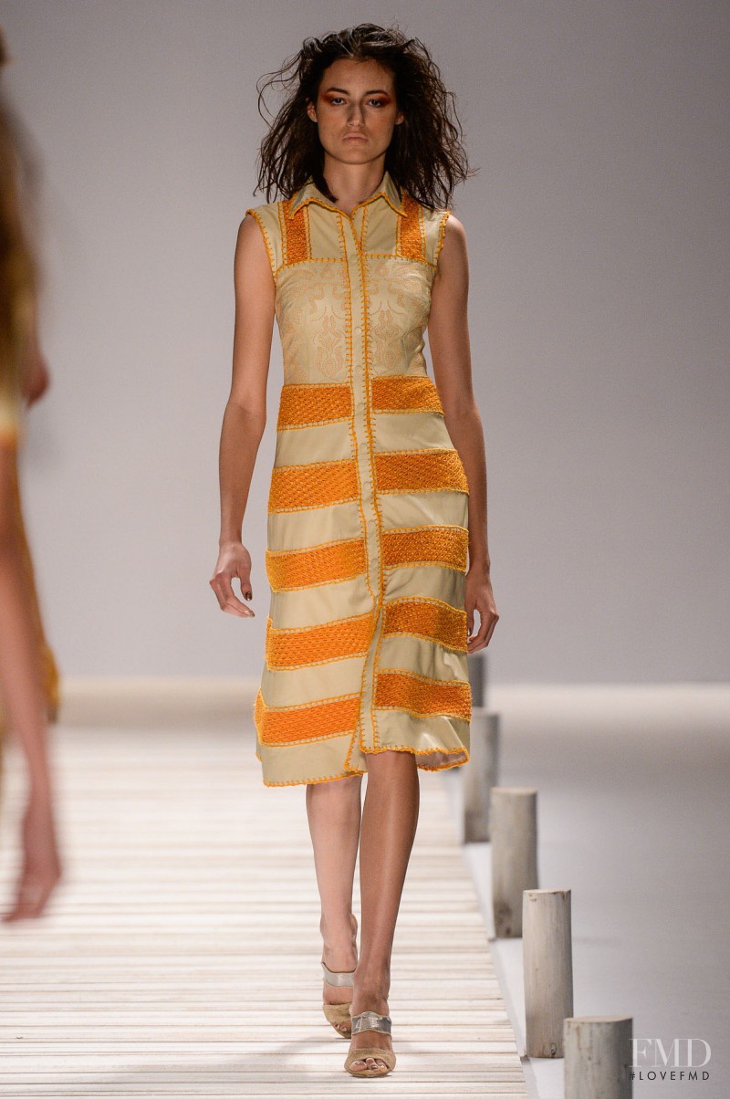 Bruna Ludtke featured in  the Patricia Viera fashion show for Spring/Summer 2015