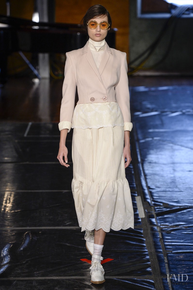 Bruna Ludtke featured in  the Alexandre Herchcovitch fashion show for Autumn/Winter 2014