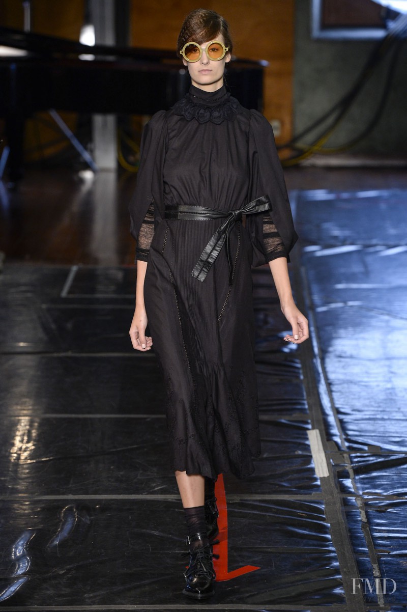 Patricia Muller featured in  the Alexandre Herchcovitch fashion show for Autumn/Winter 2014