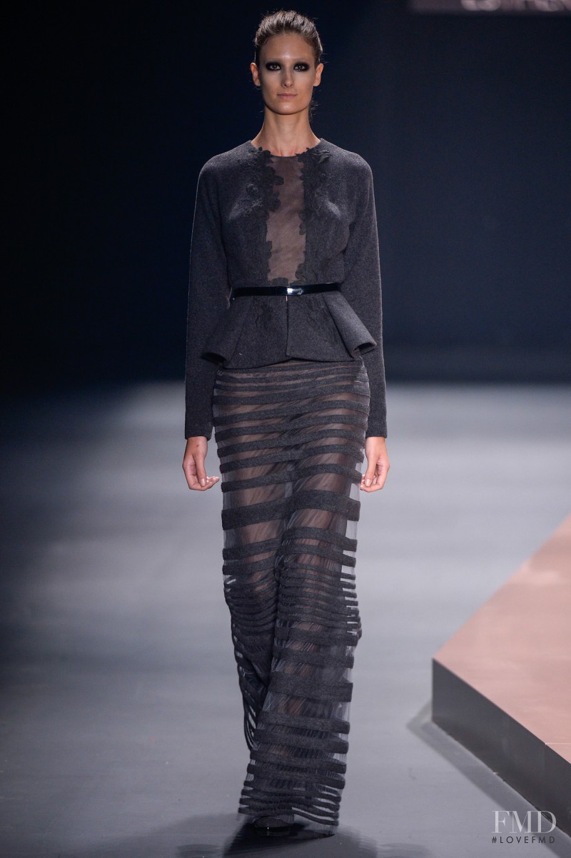 Patricia Muller featured in  the Acquastudio fashion show for Autumn/Winter 2014
