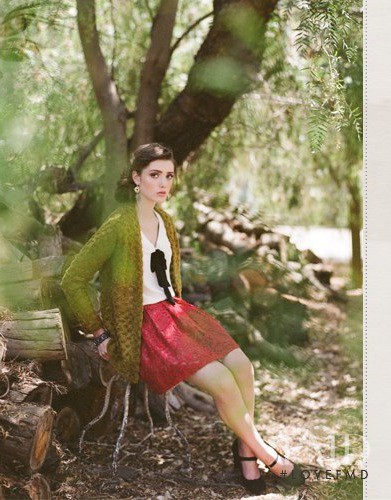 Dani Rose featured in  the Ruche lookbook for Fall 2012