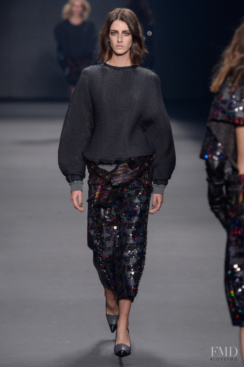 Cristina Herrmann featured in  the Forum fashion show for Autumn/Winter 2014