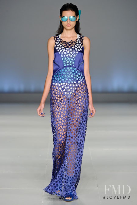 Bruna Ludtke featured in  the Vitor Zerbinato fashion show for Spring/Summer 2013