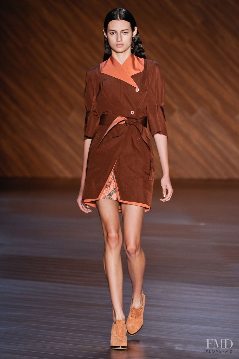 Bruna Ludtke featured in  the Alexandre Herchcovitch fashion show for Autumn/Winter 2012