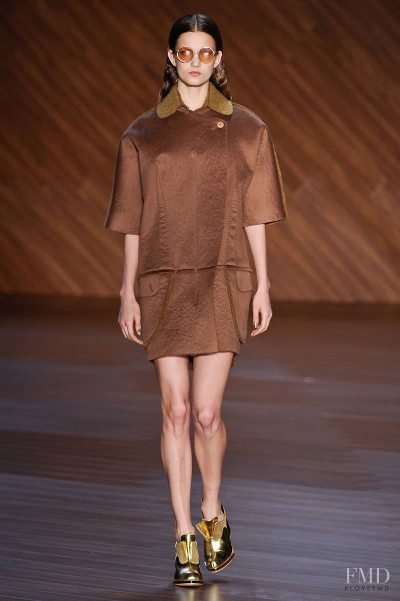 Nadine Ponce featured in  the Alexandre Herchcovitch fashion show for Autumn/Winter 2012