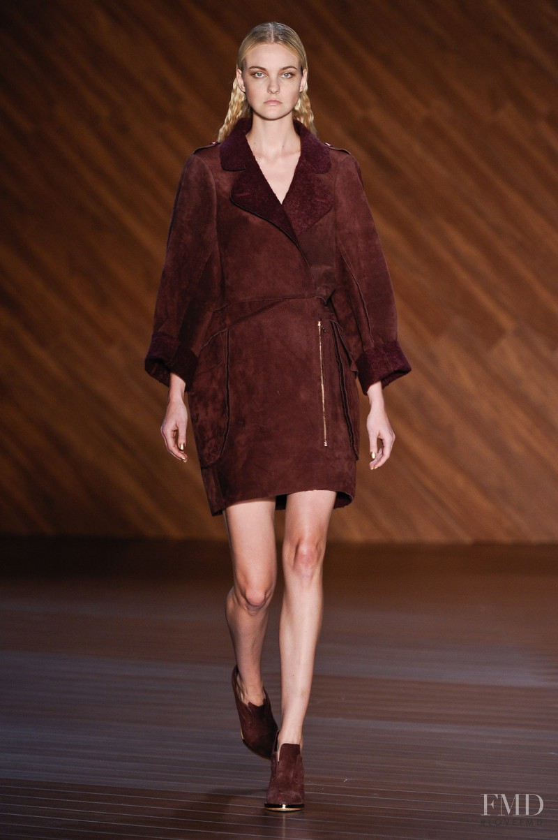 Caroline Trentini featured in  the Alexandre Herchcovitch fashion show for Autumn/Winter 2012