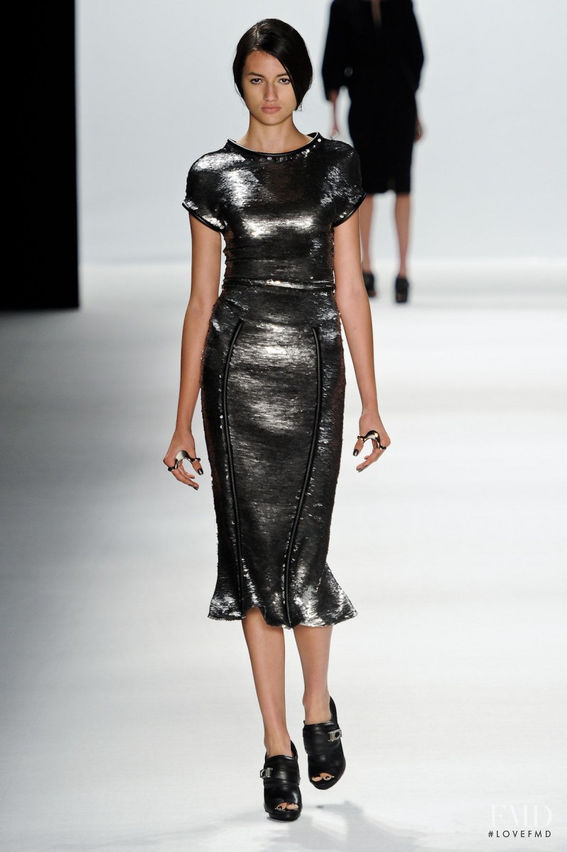 Bruna Ludtke featured in  the Tufi Duek fashion show for Autumn/Winter 2012