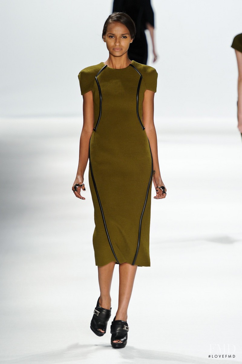 Gracie Carvalho featured in  the Tufi Duek fashion show for Autumn/Winter 2012