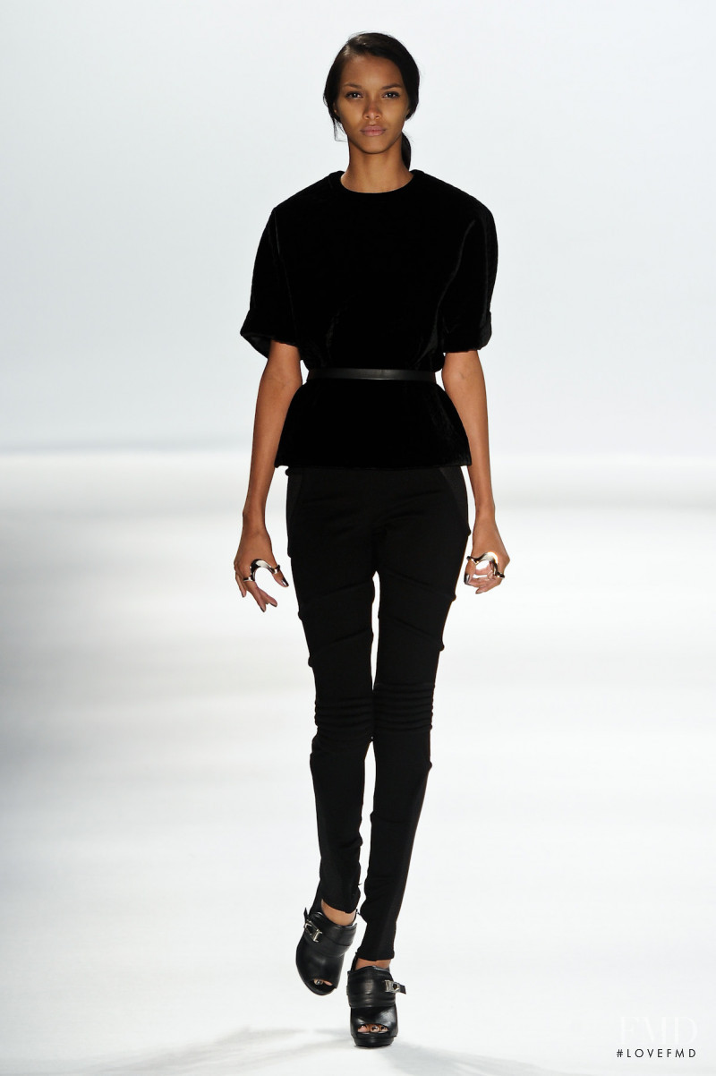 Lais Ribeiro featured in  the Tufi Duek fashion show for Autumn/Winter 2012