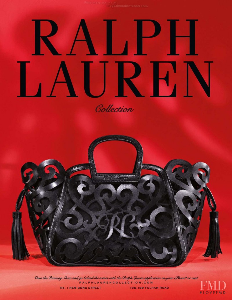 Ralph Lauren Collection advertisement for Spring/Summer 2013