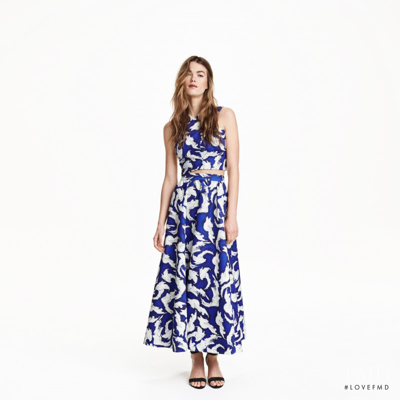Mathilde Brandi featured in  the H&M catalogue for Spring/Summer 2016