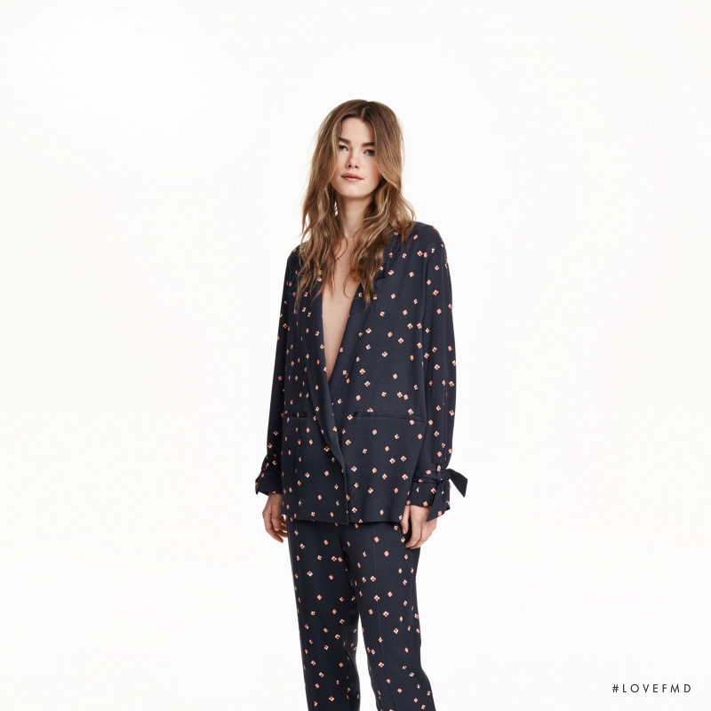 Mathilde Brandi featured in  the H&M catalogue for Spring/Summer 2016