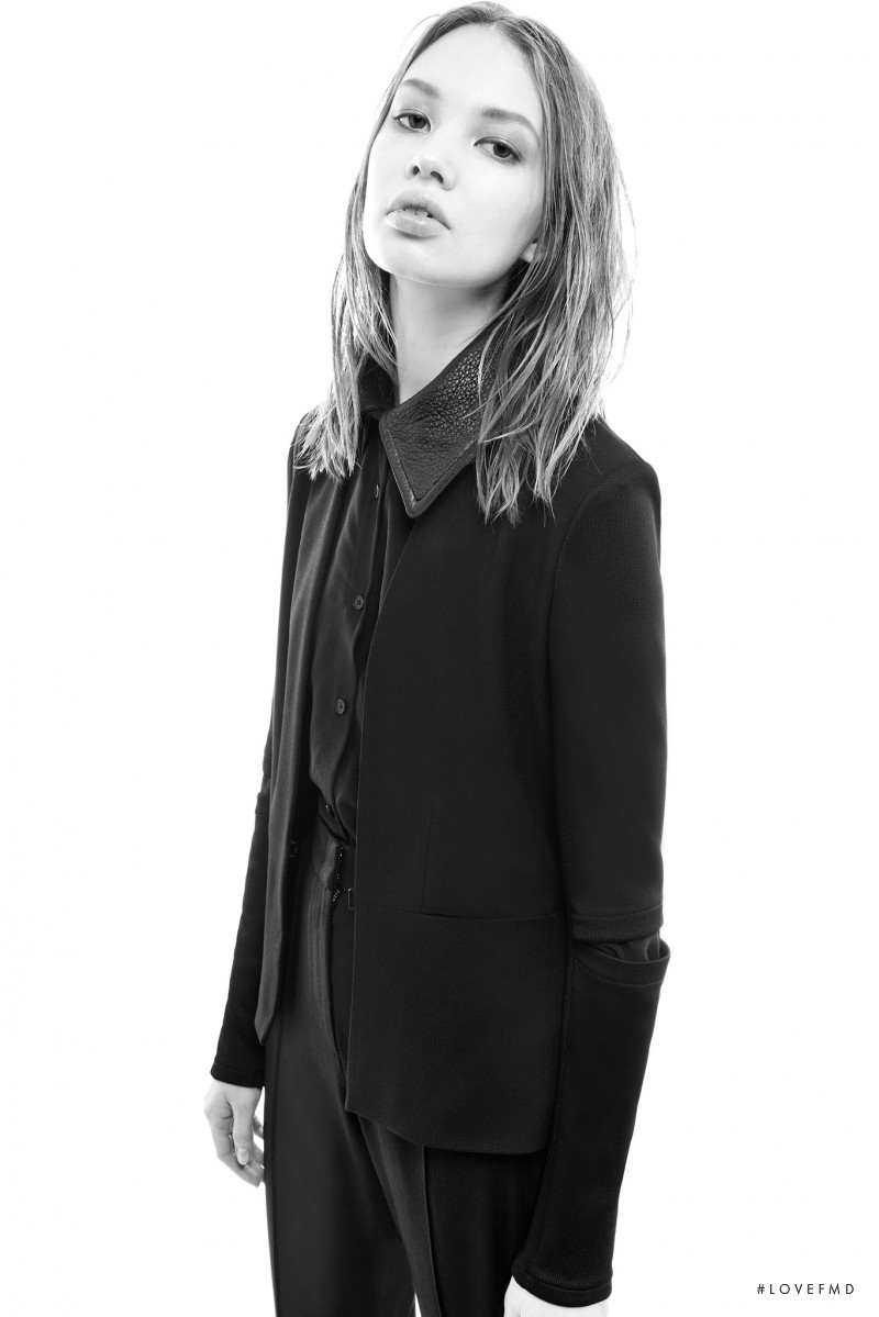 Kid Plotnikova featured in  the Cut25 by Yigal Azrouï¿½l fashion show for Pre-Fall 2015