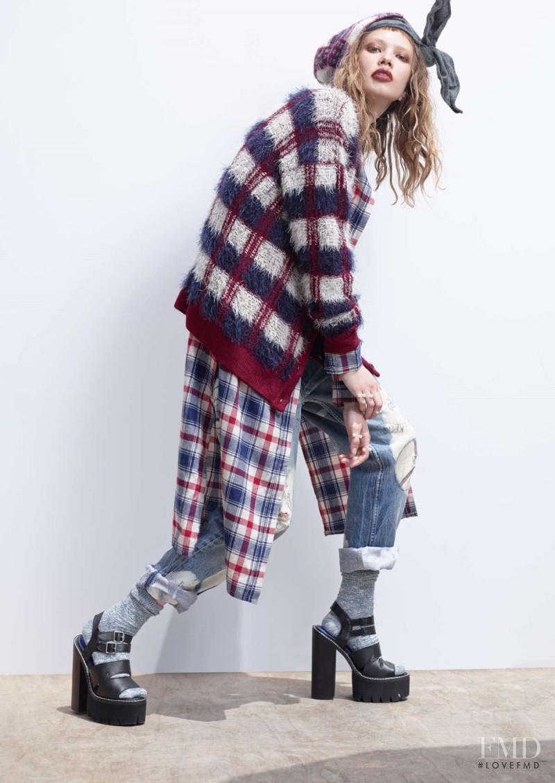 Kid Plotnikova featured in  the Nasty Gal lookbook for Fall 2014
