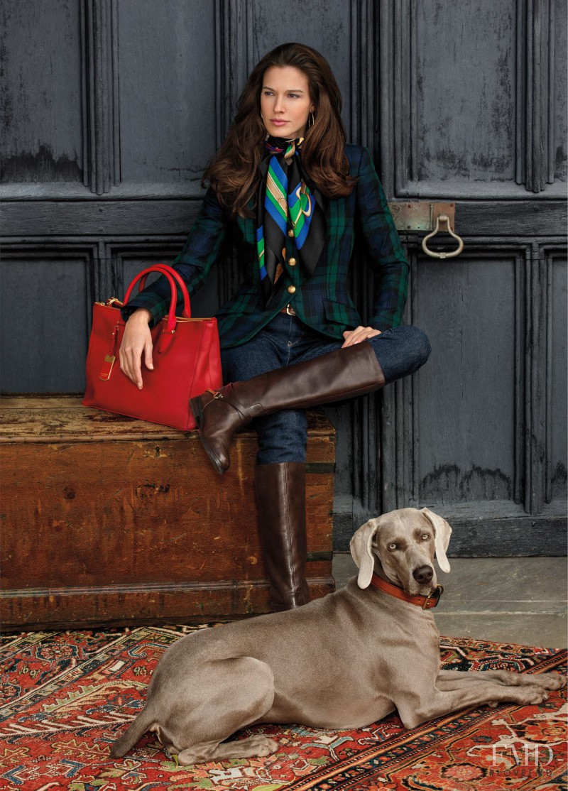 Chiara Baschetti featured in  the Lauren by Ralph Lauren advertisement for Fall 2013