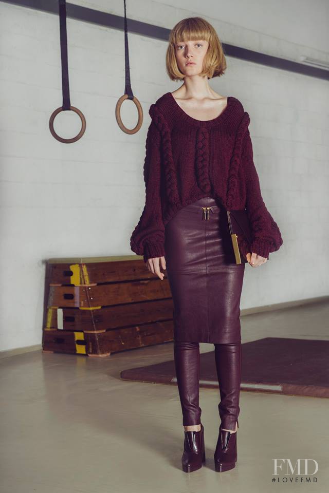 Lou Schoof featured in  the Sample Fashion lookbook for Autumn/Winter 2014