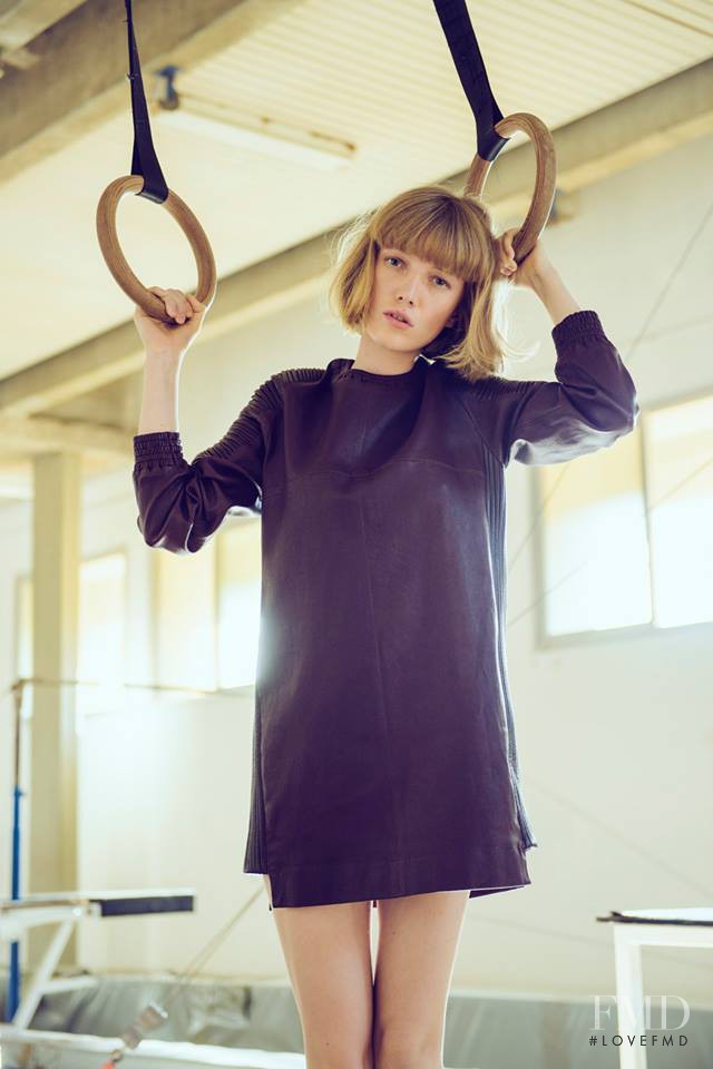 Lou Schoof featured in  the Sample Fashion lookbook for Autumn/Winter 2014