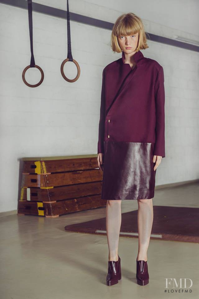 Lou Schoof featured in  the Sample Fashion lookbook for Autumn/Winter 2014