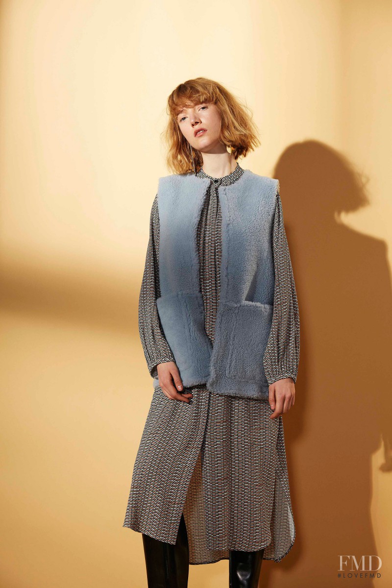 Lou Schoof featured in  the Apiece Apart fashion show for Autumn/Winter 2016