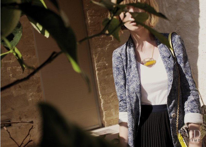 Lou Schoof featured in  the Ottod\'Ame lookbook for Spring/Summer 2015