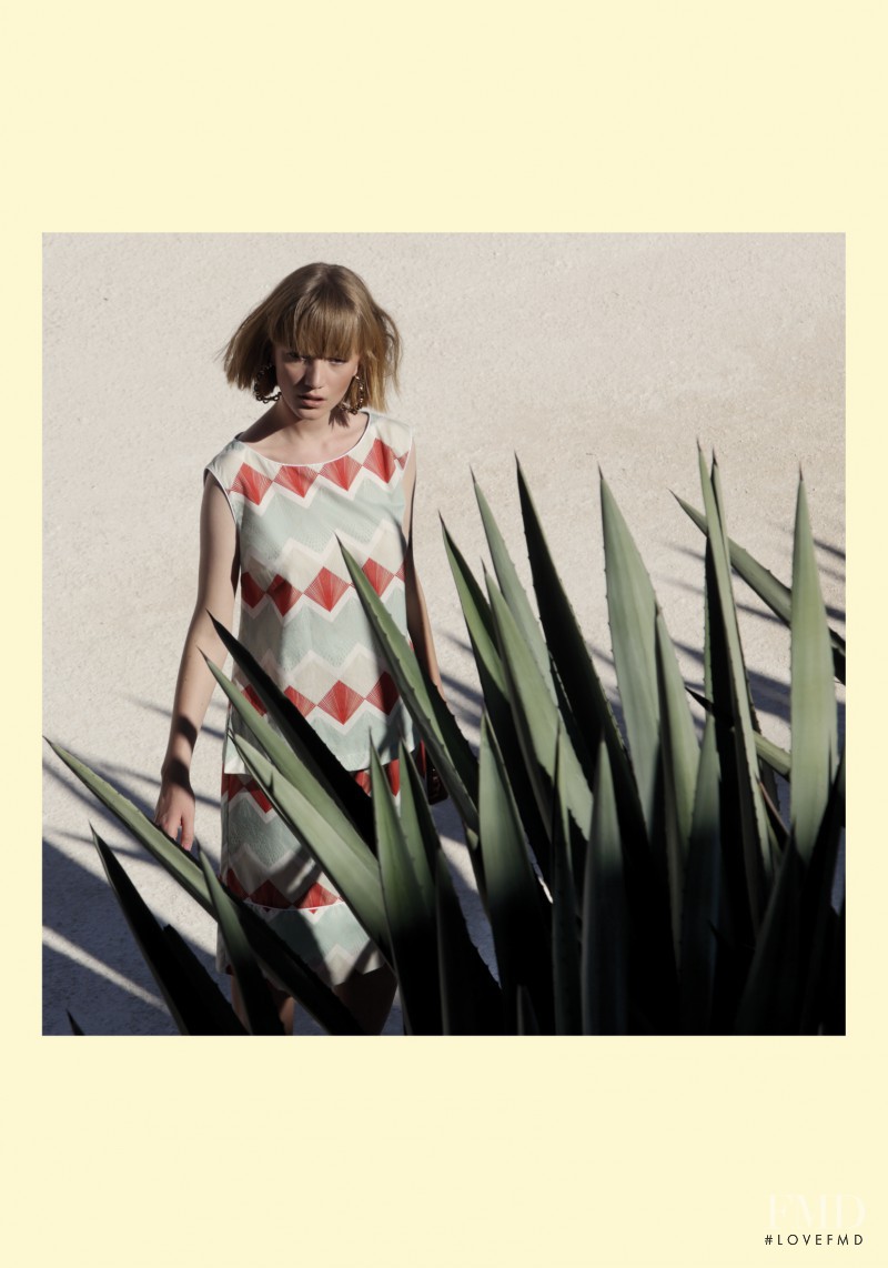 Lou Schoof featured in  the Ottod\'Ame lookbook for Spring/Summer 2015