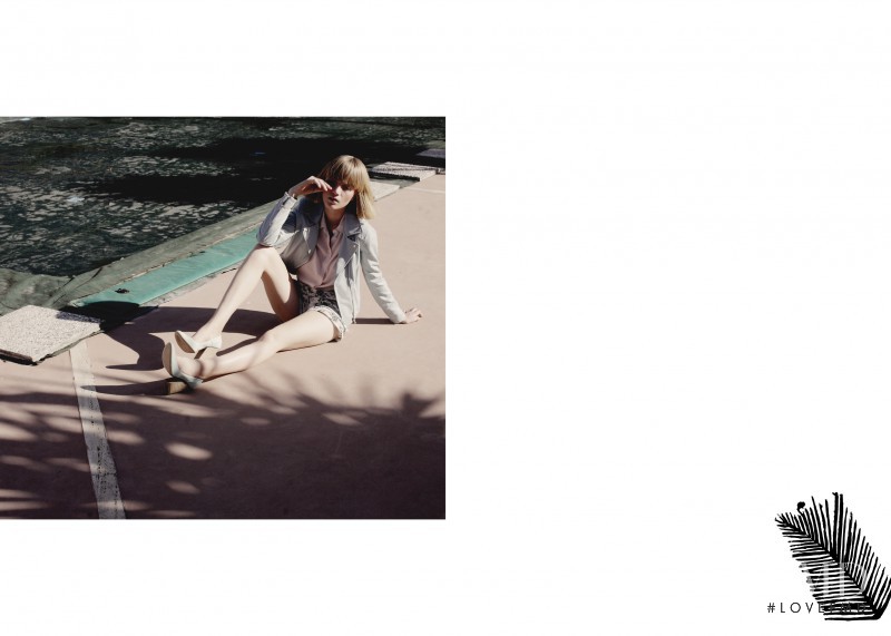 Lou Schoof featured in  the Ottod\'Ame lookbook for Spring/Summer 2015