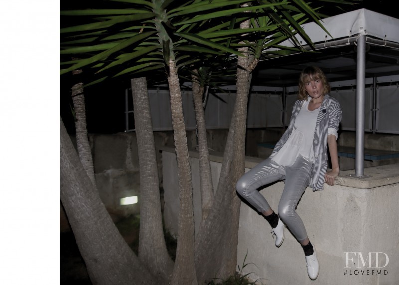 Lou Schoof featured in  the Ottod\'Ame lookbook for Spring/Summer 2015