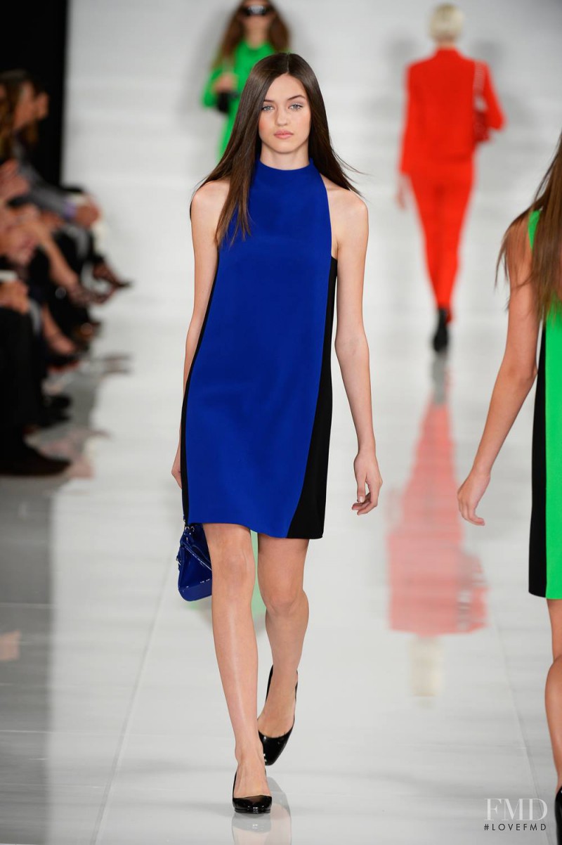 Gabby Westbrook-Patrick featured in  the Ralph Lauren Collection fashion show for Spring/Summer 2014